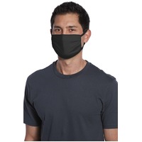 Reusable Cotton Knit Face Mask - Black