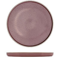 270mm Round Stackable Plate Smokey Plum 
