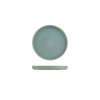200mm Round Stackable Plate Frosted Blue