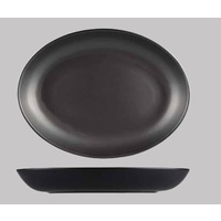 320 x 245mm Black Oval Coupe Bowl Longfine