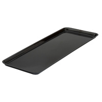 500 x 180mm Large Rectangular Platter Black Melamine