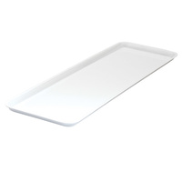500 x 180mm Large Rectangular Platter White Melamine