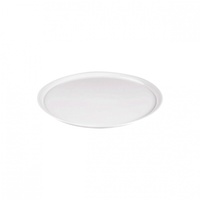330mm Round Platter/Cake/Pizza Plate White - Melamine