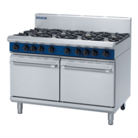 Blue Seal G528D Gas Double Static Oven With 8 Hobs