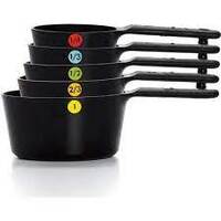 6 Pc Measuring Cups Black OXO