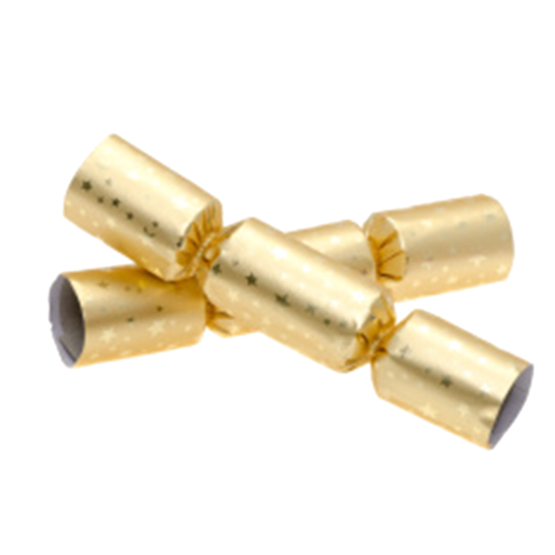 Christmas Crackers Box of 50 (half silver/half gold)