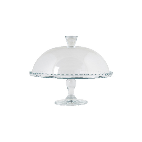 322mm Glass Cake Cover and Cake Stand
