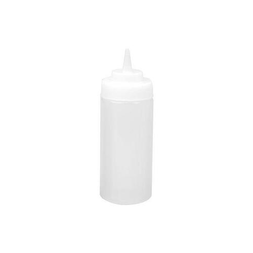 480ml Squeeze Bottle Clear, wide mouth
