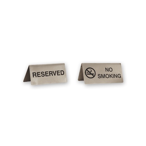 100x50mm Reserved Sign Metal