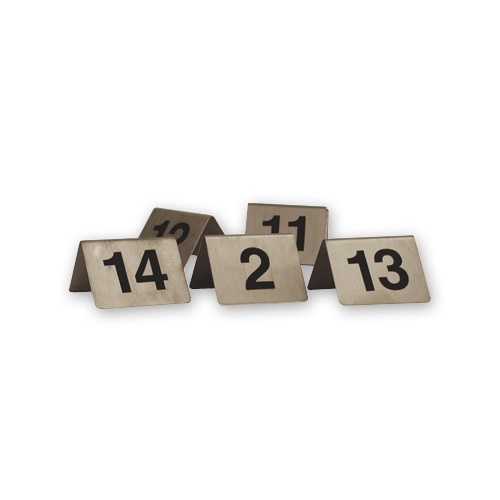 1-10 S/S Table Numbers A Frame 50x50mm