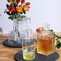 Bartender Whiskey Decanter 7 Piece Set 
