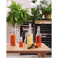 1.0 Litre Square Bottle 