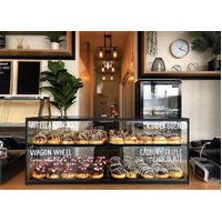 550mm Two Tier Glass Ambient Display case