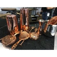 Copper Bonzer Cocktail Kit 7 piece, includes Strainers, Juggers, pourer, shaker etc