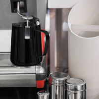 1000ml Black Frothing Jug