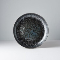 220mm High Rim Plate Black Pearl