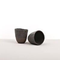 Black and Bisque Lopsided Mug