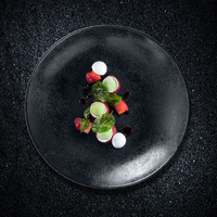 180mm Coupe Plate Karbon Black