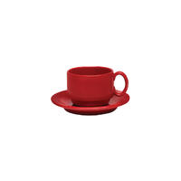 240ml Healthcare Stacking Cup Solid Red