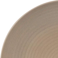 210mm Ribbed Coupe Plate Sand Zuma 