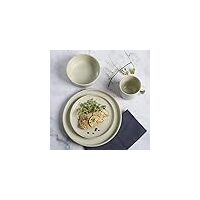 200mm Tapered Plate Pistachio Zuma (Stackable)