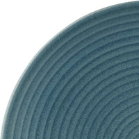 310mm Ribbed Coupe Plate Denim Zuma