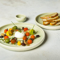 190mm Round Stackable plate, Lush Moda