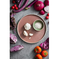 200mm Round Stackable Plate Smokey Plum 