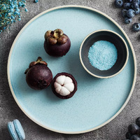 100x45mm Round Ramekin Frosted Blue