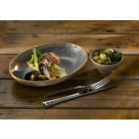 216mm Deep Oval Bowl, Granite by Dudson