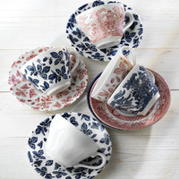 198ml Tea/Coffee Blue Bramble Vintage prints