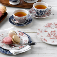 Saucer Blue Bramble to suit 9970103 Cup Vintage Prints