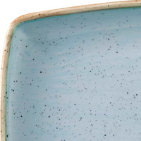 350mm Rectangle Plate Duck Egg 