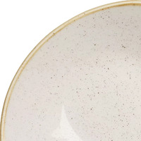 153mm Triangular Bowl Barley White  