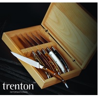 Athena Steak Knife Olive Handle (Set of 6)