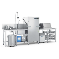 Winterhalter PT-L Dishwasher, Waste Water Heat Recovery, Insulated Hood, 3 Phase Power
