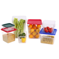 Lid for 10 & 15 Litre Square Storage Container Red