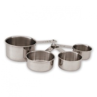 4 Piece Measuring Cup Set - Stainless Steel (T66465)