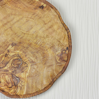 305mm Round Plate Transform, Wood Grain Chef Forward