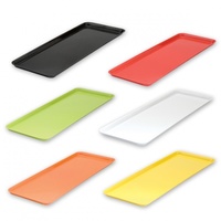 500 x 180mm Large Rectangular Platter White Melamine