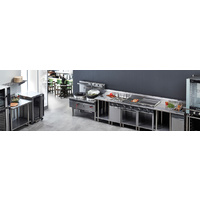 300mm Infill bench Stainless steel, Cobra Profile