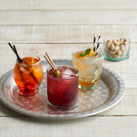 Cocktail Paper Straw Kraft Brown (Pkt 250) Green Bean