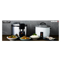 6 Ltr Rice Cooker And Warmer S/S Robalec