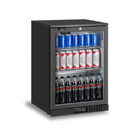 Atosa Single Door Underbench Chiller, Black, Hinged door