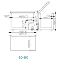 Atosa Solid Door Chest Freezer 560L