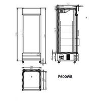 Atosa Single Door Glass Chiller