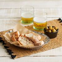 Small Stainless Steel Vintage Serving Basket