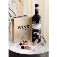 Wine serving set in box, 5 piece