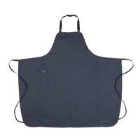 Blue Brio Chefs Bib Apron with Pocket 
