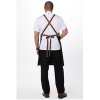Memphis Cross Over Back Bib Apron Indigo/Blue